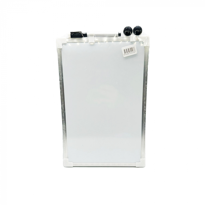 Tabla whiteboard, 2 fete, cu marker si 2 magneti, suprafata alba, 25 x 35 cm Vision XXI [2]
