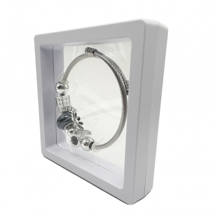 Bratara tip Pandora expusa in Cutie cu folie Transparenta, 9x9cm, Vision XXI [2]