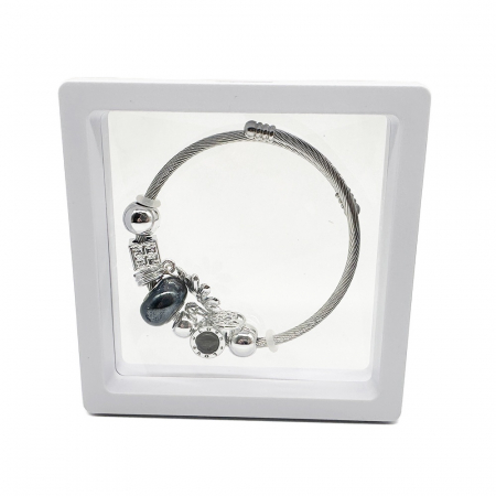 Bratara tip Pandora expusa in Cutie cu folie Transparenta, 9x9cm, Vision XXI [1]