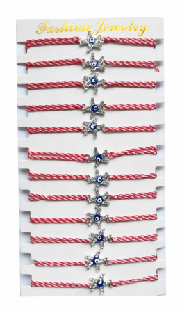 Martisor - Bratari - Snur martisor Vision, cu decor- 12 buc/set