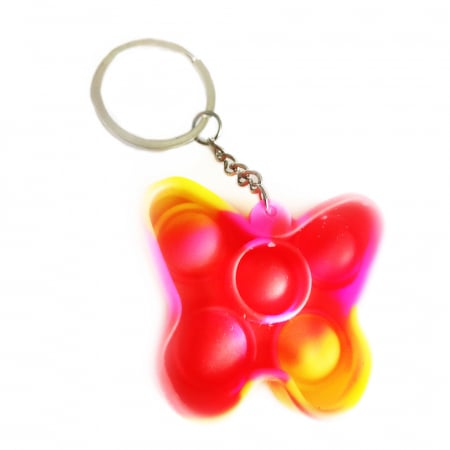 Articole Antistres - Breloc, Pop It Shape, Vison, multicolor