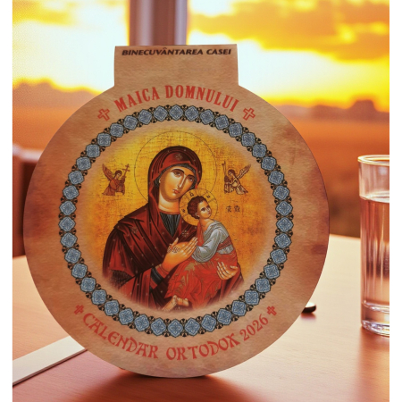 Calendar Crestin Ortodox, 2026, cu Magnet, 140x160mm Vision XXI [0]