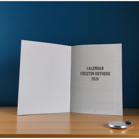 Calendar Crestin Ortodox, tip Carticica de Buzunar cu specificatii pentru fiecare zi, 2026, format A6, 32 pagini, Vision XXI [3]