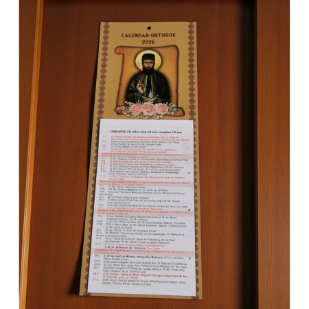 Calendar de Perete "Batranesc", Crestin Ortodox, 2026, Vision XXI [2]