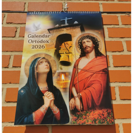 Calendar de Perete Crestin Ortodox 2026, format A3, Vision XXI [0]