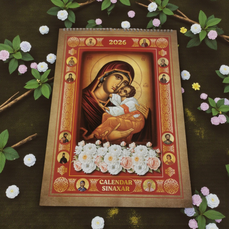 Calendar de Perete Crestin Ortodox, Sinaxarul celor 365 de icoane 2026, format A3, Vision XXI [1]