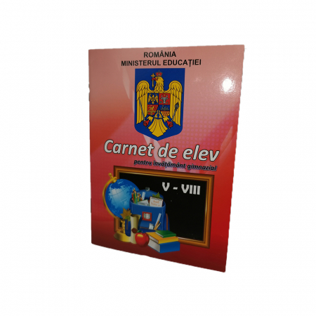 Alte accesorii scolare - Carnet de Elev Model Nou, pentru legislatia 2022, Clasele V-VIII, VisionXXI