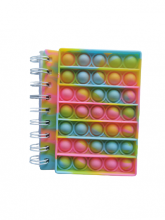 Carnetel cu coperta Popit, Multicolor, 12x10cm, dictando, VisionXXI [0]