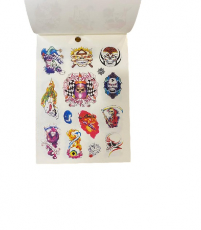 Carnetel cu tatuaje temporare Vision, multicolore [3]