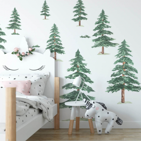 Decor - Copaci mici - Autocolante pentru perete