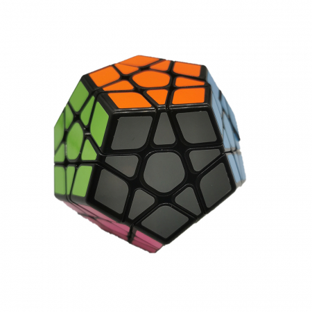 Jocuri de memorie si inteligenta - Cub Magic 3x3x3, 12 fete. Mofangge Megaminx QI SpeedCube, 8 cm, VisionXXI