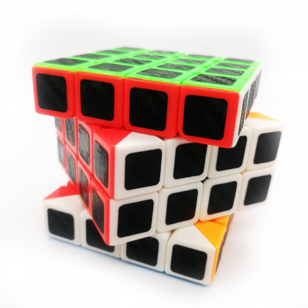 Jocuri de memorie si inteligenta - Cub Rubik Carbon Vision  4x4x4, multicolor