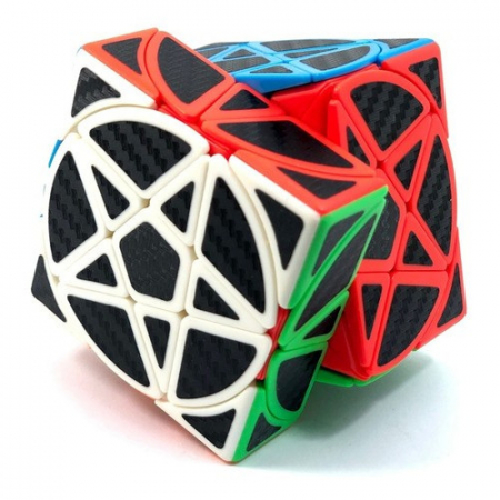 Jocuri de memorie si inteligenta - Cub Rubik Pentagon, Carbon, de viteza Speedcube, VisionXXI
