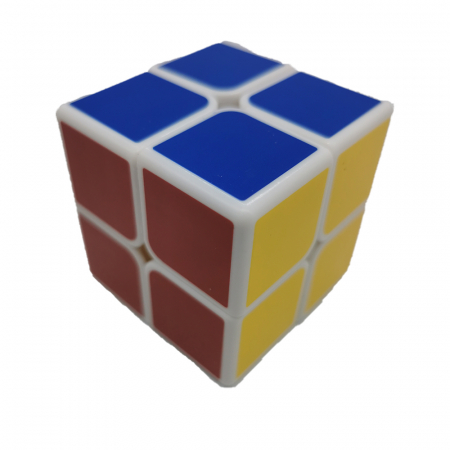 Jocuri de memorie si inteligenta - Cub Rubik VisionXXI 2x2x2, cu margini albe