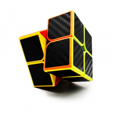 Jocuri de memorie si inteligenta - Cub tip Rubick 2x2x2, cu insertii negre, 5 cm, Vision XXI