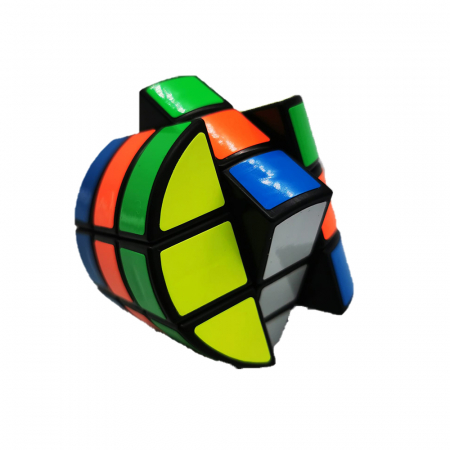 Cub tip Rubick, Cilindru Magic cu margini negre, model economic, 3x3x3, 6.5cm, VisionXXI [2]