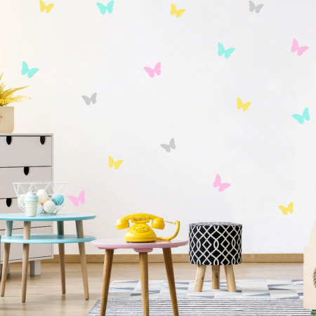 Home & Garden - Decorațiuni în acuarelă - Fluturi veseli