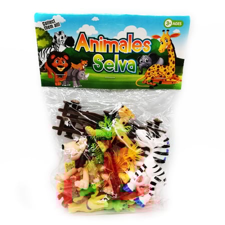 Figurine - Figurine animale, "Animales Selva" Vision, 17 buc/set