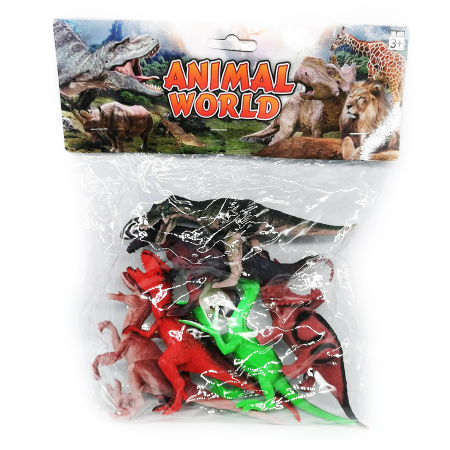 Figurine - Figurine dinozauri, "Animal World" Vision, 6 buc/set