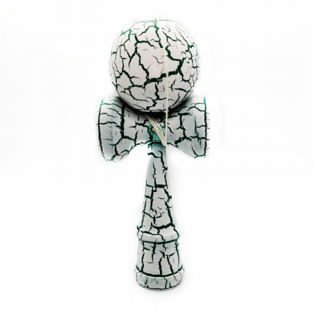 Joc de indemanare Kendama,  Vision, lemn, alb cu verde [0]