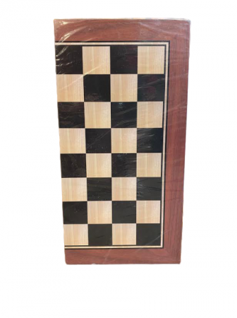 Joc de sah, table si dame - Vision  29x29 cm din lemn, cu toate piesele incluse. [2]