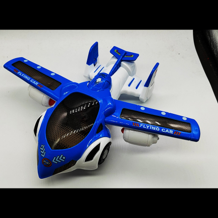 Jucarie interactiva, Kai Flying Car, lumineaza, canta, se roteste, multicolor, 24 cm, Vision XXI [3]