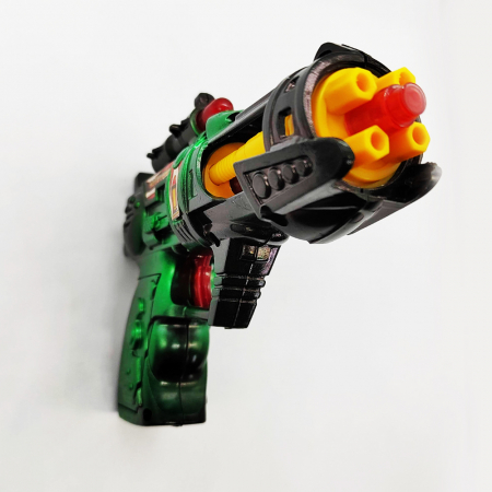 Jucarie Pistol cu baterii cu sunete si lumini, 17cm, Vision [1]