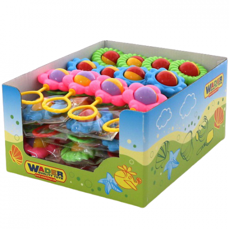 Jucarii si jocuri pentru copii - Jucarie zornaitoare Vision, Wader, sub forma de flori