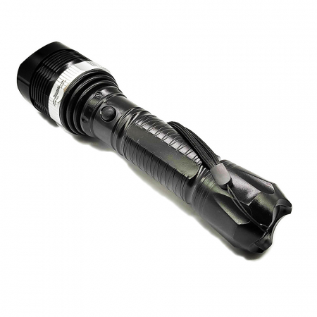 Activitati in Aer Liber - Lanterna cu led, XC-8809, cu dimmer, 23 cm, functioneaza cu 2 baterii D, negru, Vision XXI