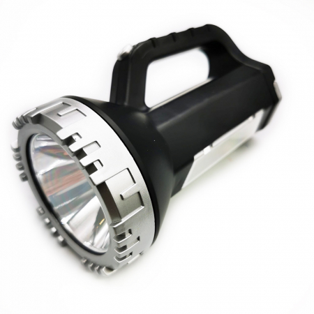 Lanterna profesionala Dual LED Super Night Breaker, Portabila, incarcare USB, rezistenta la apa, 17cm, Difuzor 7cm [0]