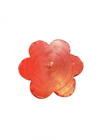 Lumanare Vision, forma de floare rosie, 6x8cm [1]
