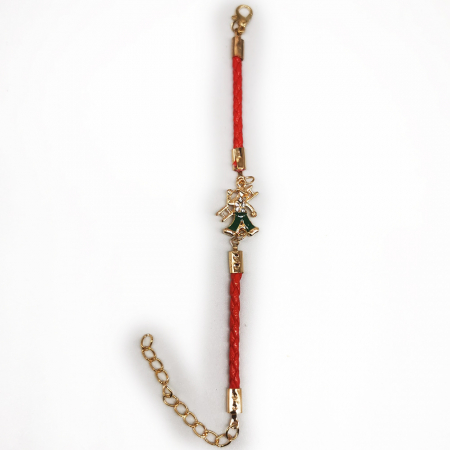 Martisor - Martisor Bratara Norocoasa cu Hornar, imitatie de piele, reglabila, Colectia VisionXXI