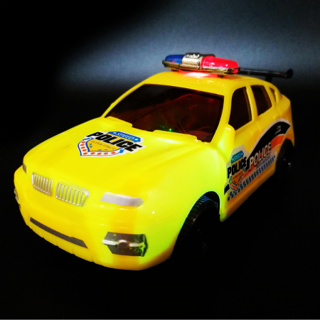 Masina de politie Vision, cu baterii, lumini si sunete, 18 cm [3]