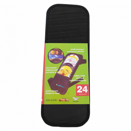 Băcănie - Organizator CD-uri Vision pentru parasolar auto, 24 CD