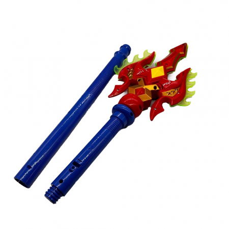 Arme de jucarie - Palos tip sabie de jucarie cu lumini, sunete si efect mecanic, 85 cm, Vision XXI