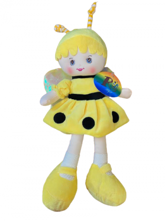Papusi - Papusa de plus  Ada Albinuta, Vision, 42 cm, care canta in limba romana