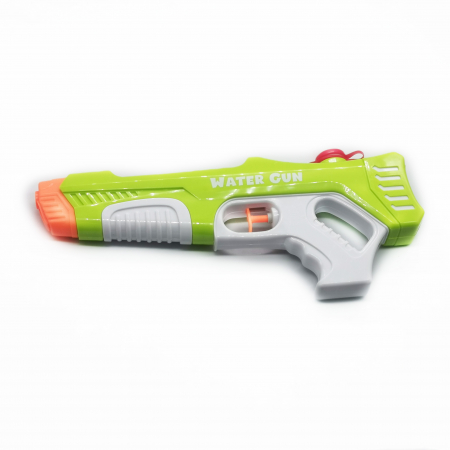 Jucarii pentru plaja si nisip - Pistol cu Apa pentru copii, rezervor de 750ml, pentru plaja si piscina, verde, 30cm, VisionXXI