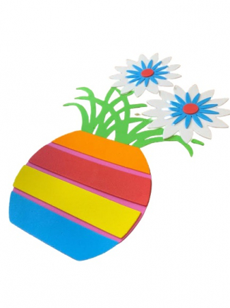 Poster de perete Vision, buretat cu flori multicolore [1]