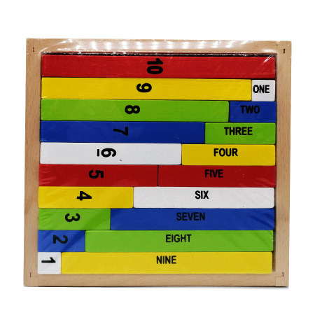 Puzzle - Puzzle lemn Vision, incastru, numerele 20 piese