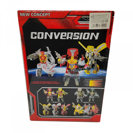Robot Transformabil in Masina, 18cm, scara1:32, Alb, VisionXXI [1]