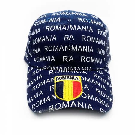 Sapca cu imprimeu Romania si Tricolor, bleumarin, marime universala, Vision XXI [0]