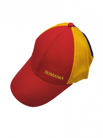 Sapca Tricolora Romania, cozoroc rosu, marime universala, Vision [2]