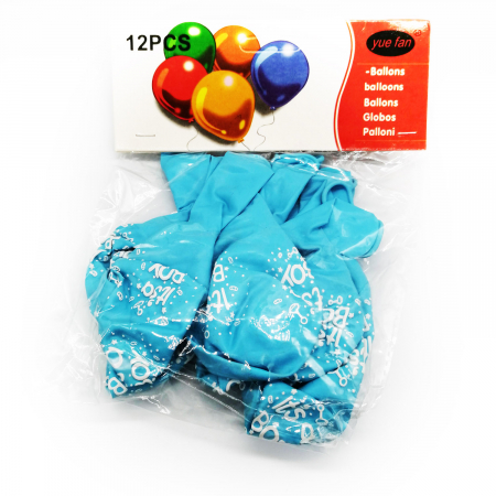 Decoratiuni de Petrecere - Set 10 baloane Vision "Este baietel!", albastru