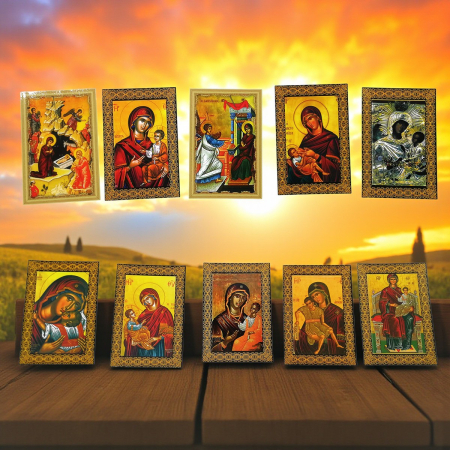 Set 10 Calendare de Buzunar 2026, cu Iconite Crestin Ortodoxe, Vision XXI [1]