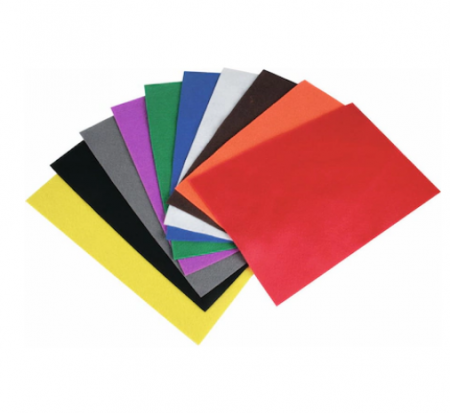 Seturi de artizanat - Set 10 coli din Fetru Pasla, format A4, Vision®, 20x30cm, Multicolor