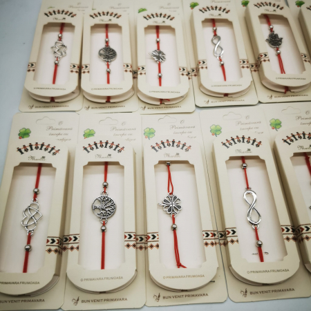 Set 12 Bratari de Martisor tip Kabalah, Reglabile, Modele diverse, Ambalate individual in cutie Traditionala, Colectia VisionXXI [3]