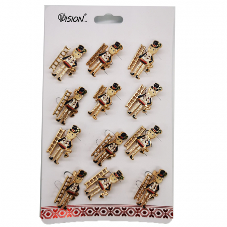 Martisor - Set 12 brose pentru martisor "Hornarul Traditional 40" Colectia VisionXXI