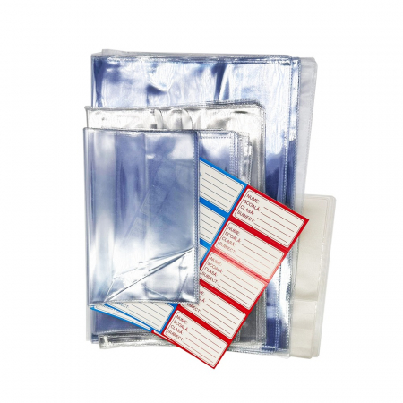 Papetarie - articole scolare - Set 25 coperti scolare pentru diverse caiete si manuale si 20 etichete VisionXXI