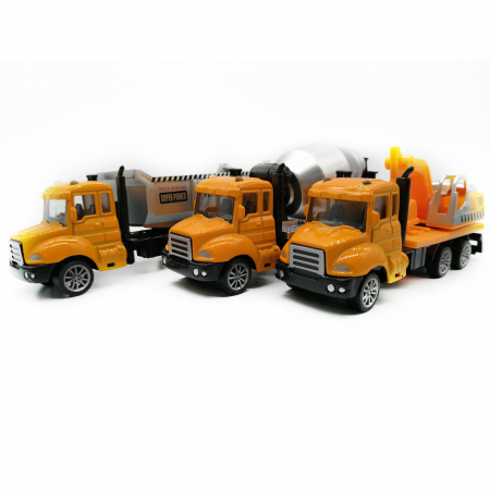Set 3 masini utilitare Vision, Construction Vehicle, metal [2]