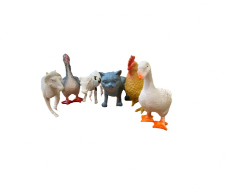 Figurine - Set 6 animale domestice, 12 cm Vision